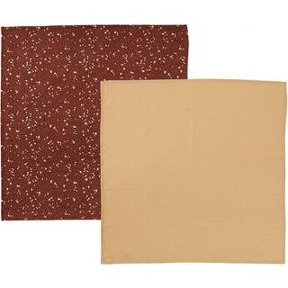 OYOY 2-pak Iro Muslin Kluder Gule One Size      Unisex