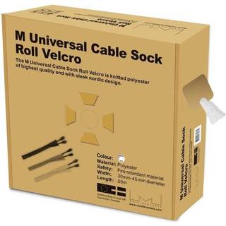 Multibrackets M Cable Sock Roll Velcro White 50m-L
