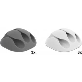 Delock kabelholder - 6 stk