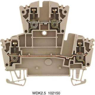 Dobbeltklemme Wdk 2.5 N 104160 Weidmüller
