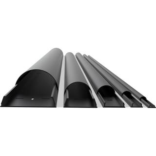 MULTIBRACKETS M Universal Cable Cover Black 18mm-W 1600-L | Sort | 1,6m