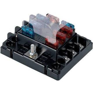 Sikringsholder BEP Marine ATO / ATC Fuse Holder Screw Terminal, til 6 fladstiftsikringer, 32 V DC, 100 A
