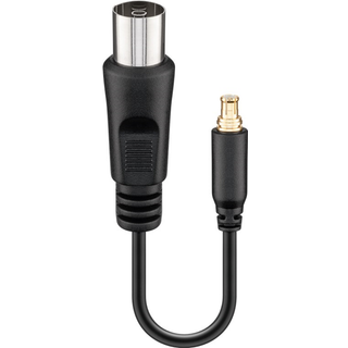 DVB-T Antenne adapter - Coax hun til MCX han - 0,1 m