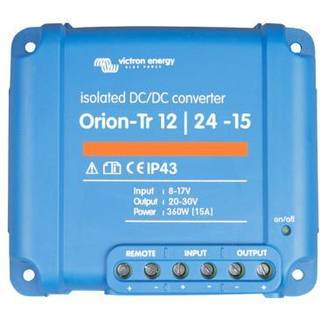 Victron Orion-Tr DC-DC-omformer, 12V ind 24V ud, isoleret 15A