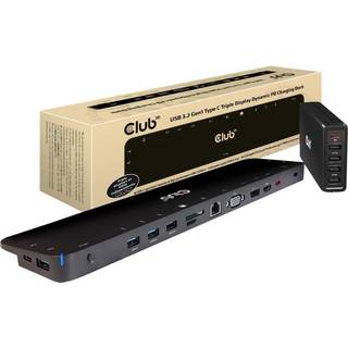 CLUB 3D Club3D ChargingDock USB-C 3.2 ->7xUSB/DP/HDMI/LAN/Audio 100W retail