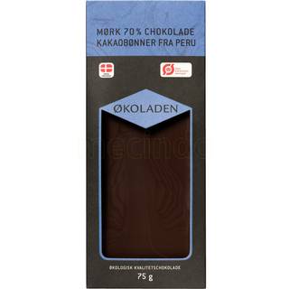 Økoladen Chokolade mørk 70% Ø (75 g)