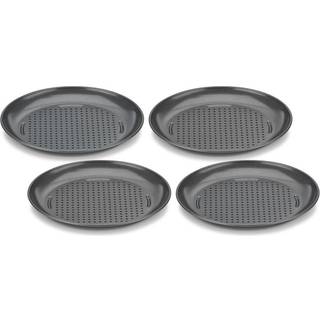 Cuisinart 4 stykker pizza pan sæt mini stål grå