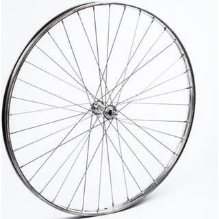 Connect Framhjul 28x1.1/2" 700c C5.0 fast aksel, OLD 100 mm fælgbremse sølv