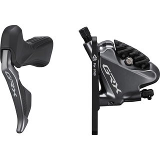 Shimano GRX RX815 greb med RX810 Flatmount kaliber For