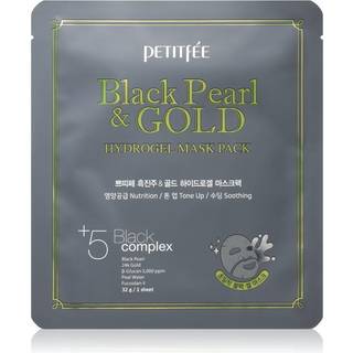 Petitfée Black Pearl & Gold Intensiv hydrogelmaske Med 24 karat guld 32 g - 32 g