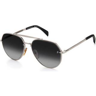 David Beckham DB 7037/G/S 6LB/9O 61 Solbriller Mænd Grå - Ruthenium Grey - 61mm
