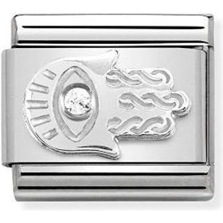 Nomination Silver Greek Eye Charm - Blue