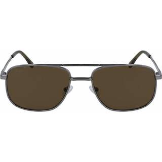 Lacoste Mand L231SP 038 Solbriller Metal Grå Brun Firkantet - Grå