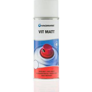 Hagmans Dækmaling mat hvid, 400 ml