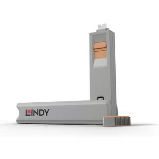 Lindy USB-C/ Thunderbolt 3 portlåse | Orange | PRIS-MATCH
