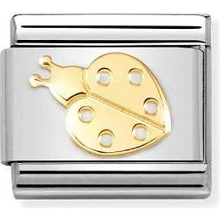 Nomination Gold Ladybird Charm - Stainless Steel