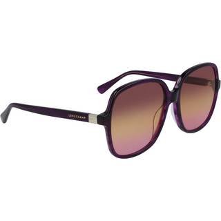 LONGCHAMP Kvinde LO668S 513 Solbriller Plast Violet Violet Firkantet Normal Skygge