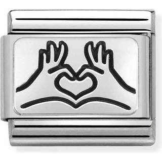 Nomination Silver Heart Hands Charm