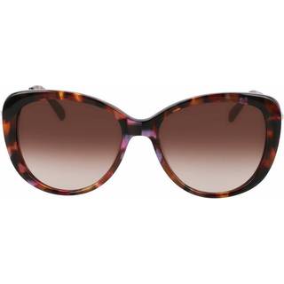 LONGCHAMP Kvinde LO674S 504 Solbriller Plast Havana Brun Cat Eye Normal Skygge