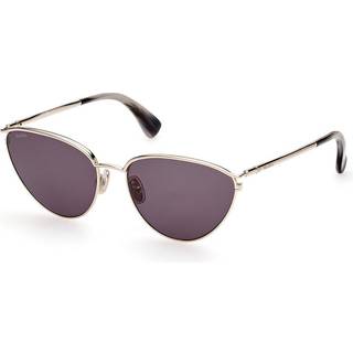 Max Mara Kvinde MM0044 DESIGN1 63A Solbriller Metal Guld Grå Pilot Normal