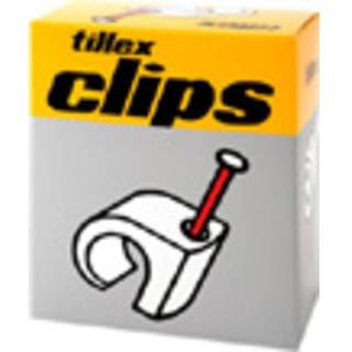 Clips 7-10 30mm sømlængde grå - 100 stk.
