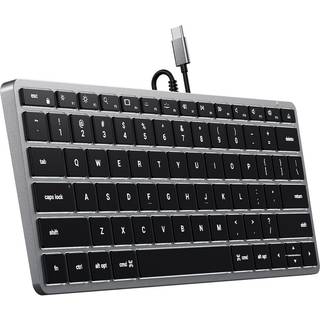 Satechi Slim W1 Backlit (US English Layout) - Tastatur - Amerikansk engelsk - Sort