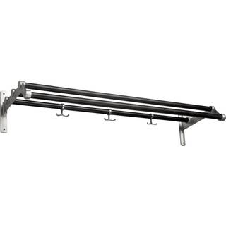 Essem Design Nostalgi 291 hattehylde 100 cm Sortbejdset eg/Hvid