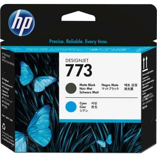 Hp Blækpatron 773 Matsort/cyan