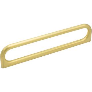 Beslag Design Luck greb, 160 mm, børstet messing