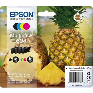 Epson Blækpatron MultiPack Epson 604 Bk,C,M,Y T10G6