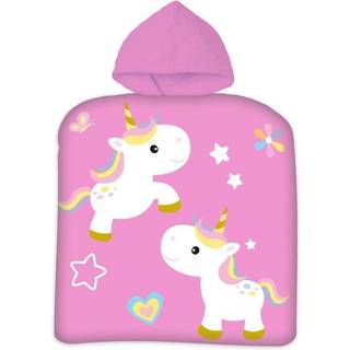 Badeponcho - Børnehåndklæde - Unicorn - 50x100 cm - 100% Bomuld