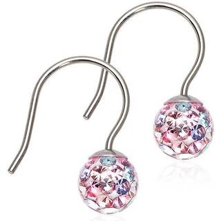 Blomdahl Titanium Øreringe med Krystal 15-1267-98