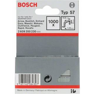BOSCH Fladtrådklammer type 57 10,6 x 1,25 x 8 mm