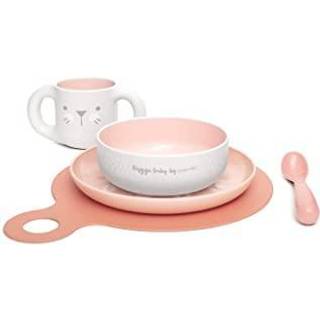 Suavinex Hygge Toddler Feeding Set spisesæt til børn 6 m+ Pink 5 stk. - 5 stk.