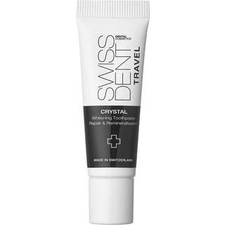 Swissdent Crystal Travel Tube Remineraliserende tandpasta med blegningseffekt 10 ml - 10 ml