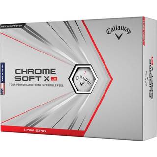 Callaway Chrome Soft X LS Golfbälle, white