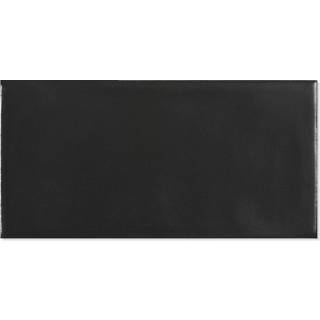 Pissano Kakel Alborán Svart Blank 7.5x15 cm