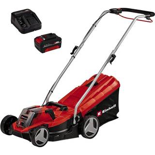 Einhell GE-CM 18/33 akku plæneklipper, 18V, med 4,0 Ah batteri og lader - 200 m²