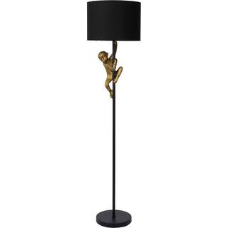 Extravaganza Chimp gulvlampe, guld mat/sort