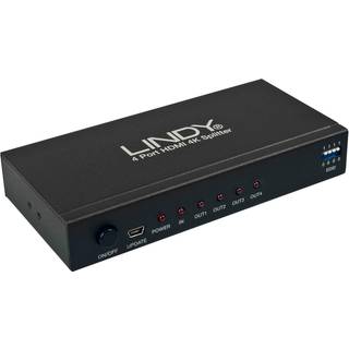 LINDY HDMI 4K Splitter 4 Port 3D. 2160p30