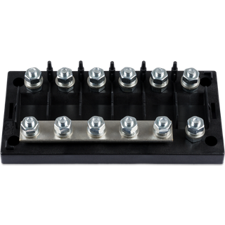 Sikringsholder Victron Fuse holder 6-way for MEGA-fuse, for 6 bladsikringer, M8, 6 x 250 A