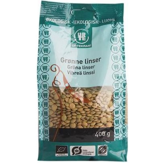 Urtekram Grønne Linser Ø - 400 g.