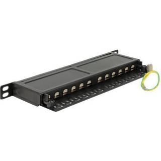 Delock Patchpanel Sort Cat6a 0.5u