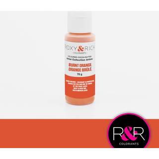 Farvet kakaosmør - Burnt Orange 78 g - Roxy & Rich Artist Collection