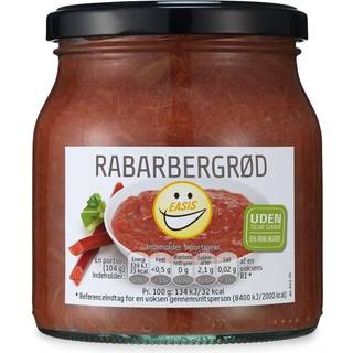 Easis Rabarbergrød - 520 g