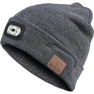 Blue Electric LED Beanie med bluetooth-headset - 2215308
