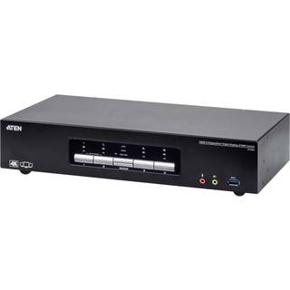 ATEN 4P USB3.0 4K DP TRIPLE VIEW KVMP SW