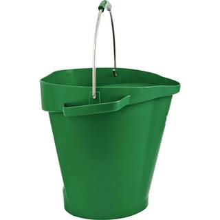 Vikan Spand m/hældetud 20 liter Grøn (56922)