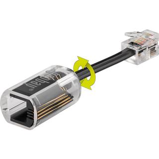 Telefonkabel adapter RJ10 - Undgå sammenfletning