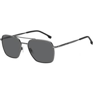 BOSS Boss 1414/S R80/M9 57 Solbriller Mænd Grå - Dark Ruthenium Grey - 57mm